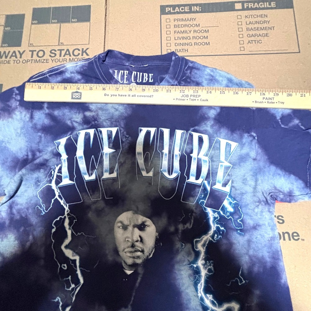 Ice Cube Tie Dye T Shirt Mens Size Medium Rap‎ Hip Hop Graphic Tee - Picture 7 of 10